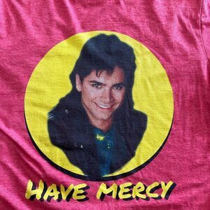 Uncle Jesse Full House John Stamos 90’s Tee Tshirt Have Mercy Womens Medium M